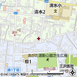 長野県松本市清水2丁目2-13周辺の地図