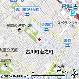 白壁土蔵街周辺の地図