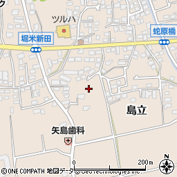 長野県松本市島立629周辺の地図