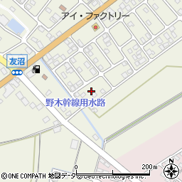栃木県下都賀郡野木町友沼6613周辺の地図