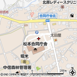 長野県松本市島立1051周辺の地図