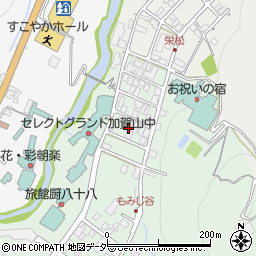 石川県加賀市山中温泉菅谷町（イ）周辺の地図