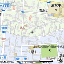 長野県松本市清水2丁目2-3周辺の地図