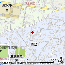 長野県松本市県2丁目11周辺の地図