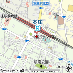 東麺房 本庄駅前店周辺の地図