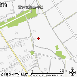 茨城県筑西市倉持周辺の地図