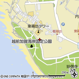 福井県坂井市三国町安島東尋坊周辺の地図