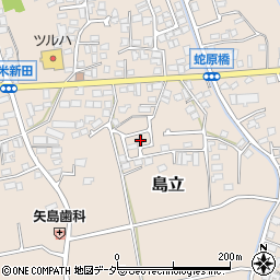 長野県松本市島立654周辺の地図