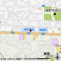 群馬銀行館林南支店周辺の地図