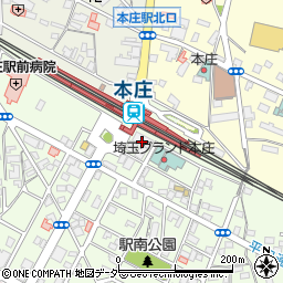 本庄市役所　インフォメーションセンター周辺の地図