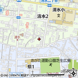 長野県松本市清水2丁目2-7周辺の地図