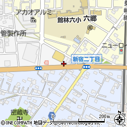 群馬県館林市富士原町867周辺の地図