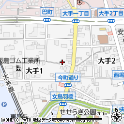 山一中田商店周辺の地図