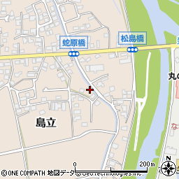 長野県松本市島立520周辺の地図