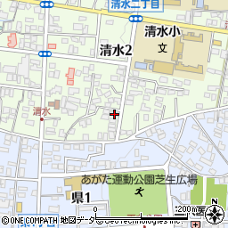 長野県松本市清水2丁目2-11周辺の地図