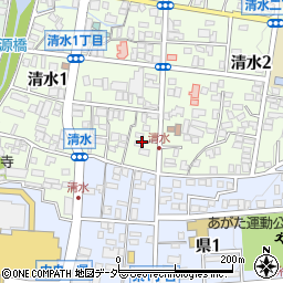 長野県松本市清水1丁目5周辺の地図