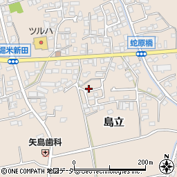 長野県松本市島立650周辺の地図