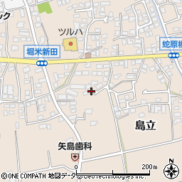 長野県松本市島立630周辺の地図