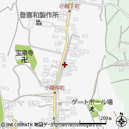 小幡城下町周辺の地図