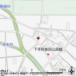 埼玉県深谷市下手計831周辺の地図