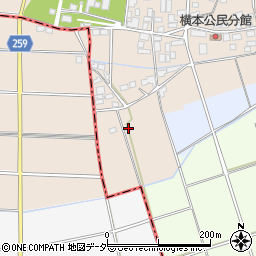 埼玉県深谷市横瀬1350周辺の地図