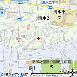 長野県松本市清水2丁目2-8周辺の地図