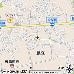 長野県松本市島立659周辺の地図