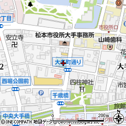 松本丸の内ホテル周辺の地図
