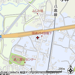 群馬県藤岡市小林88-4周辺の地図