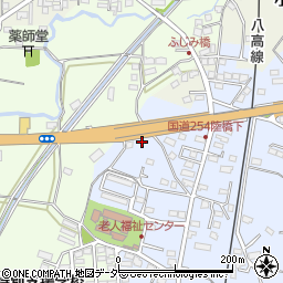 群馬県藤岡市小林79-11周辺の地図