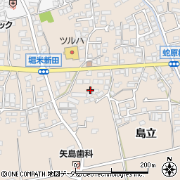 長野県松本市島立638周辺の地図