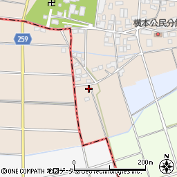 埼玉県深谷市横瀬1351周辺の地図
