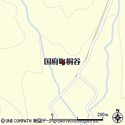 岐阜県高山市国府町桐谷周辺の地図
