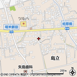 長野県松本市島立648周辺の地図