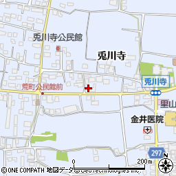 長野県松本市里山辺兎川寺3059周辺の地図