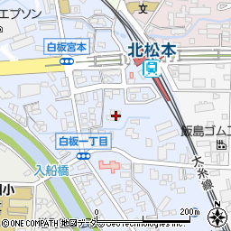 長野県松本市白板1丁目7-21周辺の地図