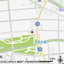埼玉県深谷市下手計1377周辺の地図