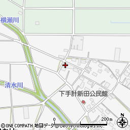 埼玉県深谷市下手計822周辺の地図