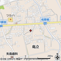 長野県松本市島立649周辺の地図