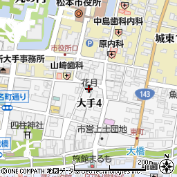 松本ホテル花月周辺の地図