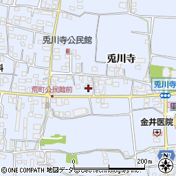 長野県松本市里山辺兎川寺3054-イ周辺の地図