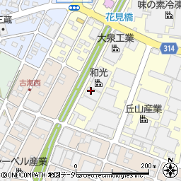 和光株式会社　群馬営業所周辺の地図