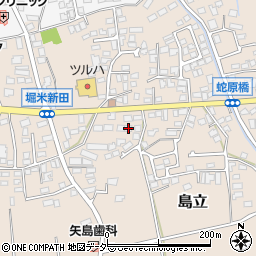長野県松本市島立641周辺の地図