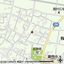 埼玉県本庄市牧西周辺の地図