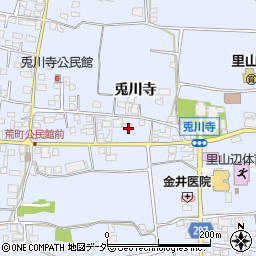 長野県松本市里山辺兎川寺3061周辺の地図