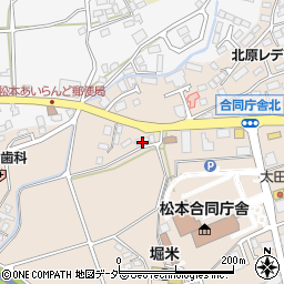 長野県松本市島立1143周辺の地図