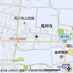 長野県松本市里山辺兎川寺3055周辺の地図