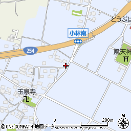 群馬県藤岡市小林256-4周辺の地図