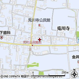 長野県松本市里山辺兎川寺3051-7周辺の地図
