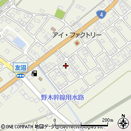 栃木県下都賀郡野木町友沼6611-11周辺の地図